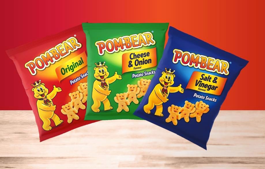 POM-BEAR - Original Flavour Potato Snacks 6 x 13g Bag - 65 Calories Per 13g Bag - Gluten Free, No Artificial Colours or Flavours, Suitable for Vegetarians - Image 2